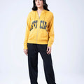 PULL OVER HOODIE MUD YELLOW - LDS-A1787