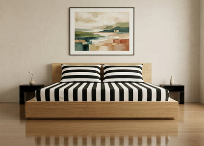 COTTON BED SHEET SET KING D11