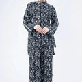 CO-ORD SET BLACK & WHITE - LDS-6664A