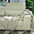 LIGHT BROWN KNITTED THROW-25 - S-QS141