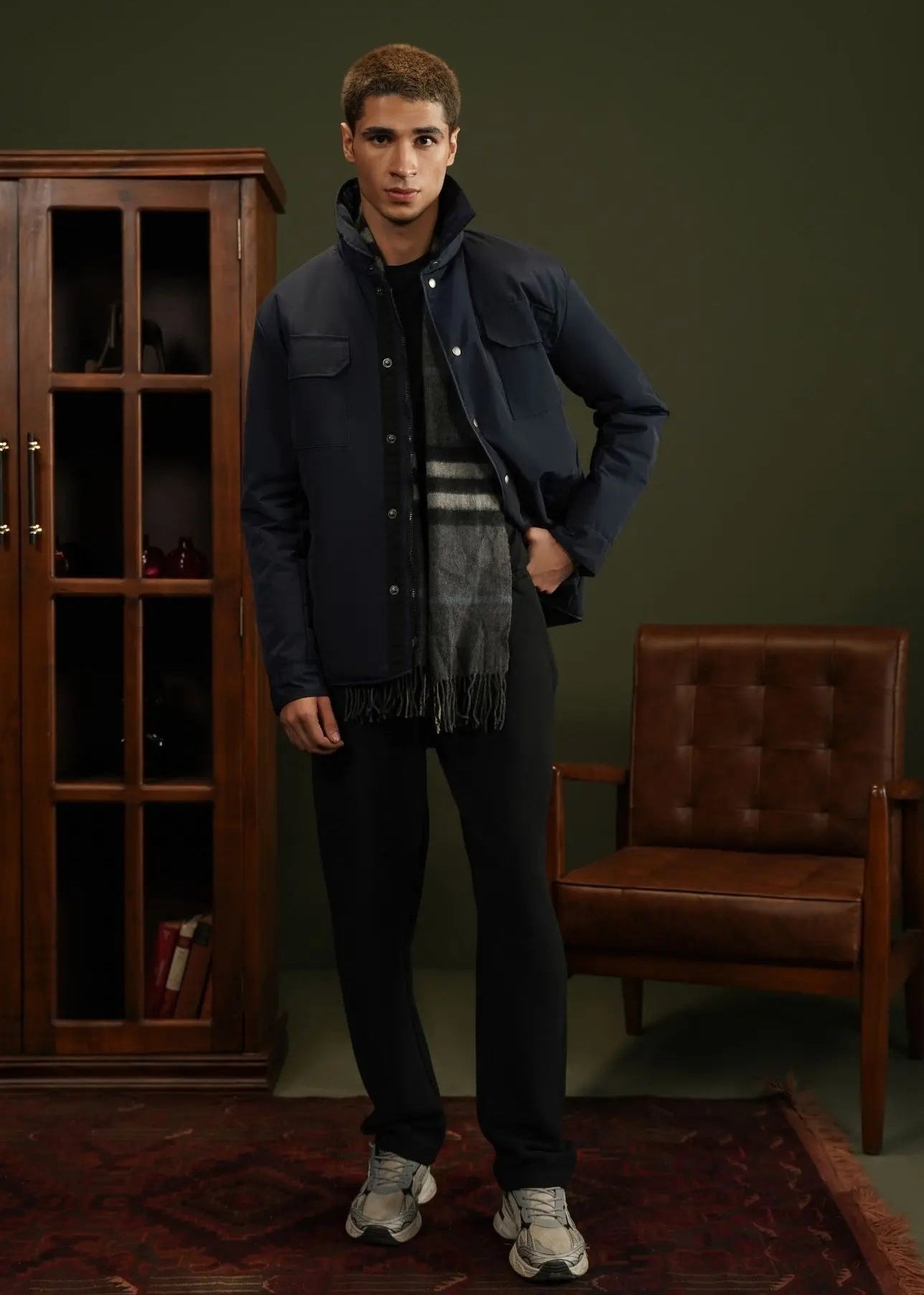 MEMORY JACKET NAVY - GTS-6392