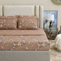 3 Pcs Bed Spread Set Coffee | ChenOne Home Textile