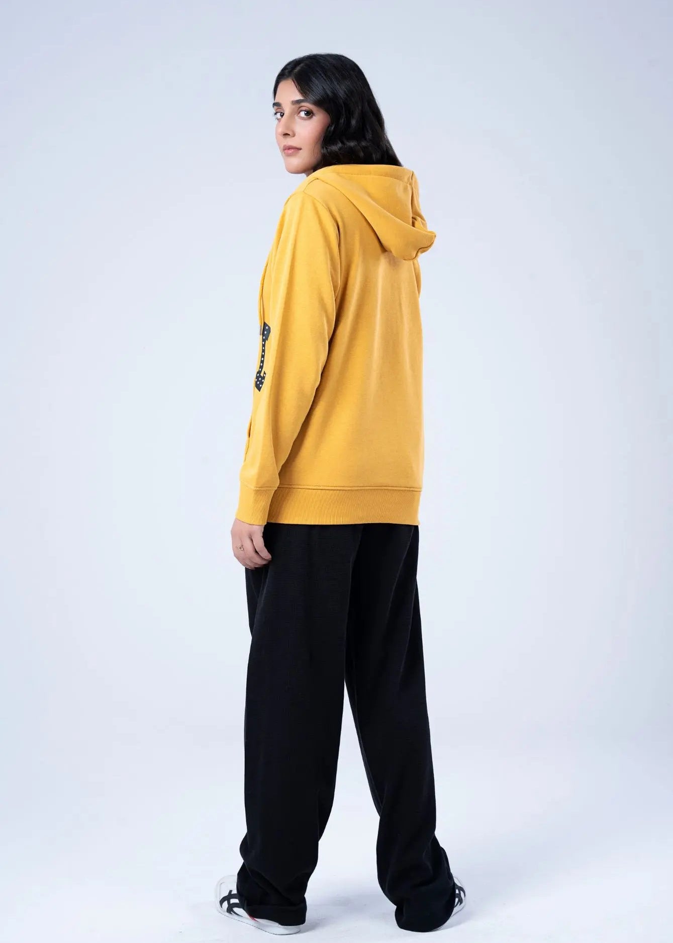 PULL OVER HOODIE MUD YELLOW - LDS-A1787