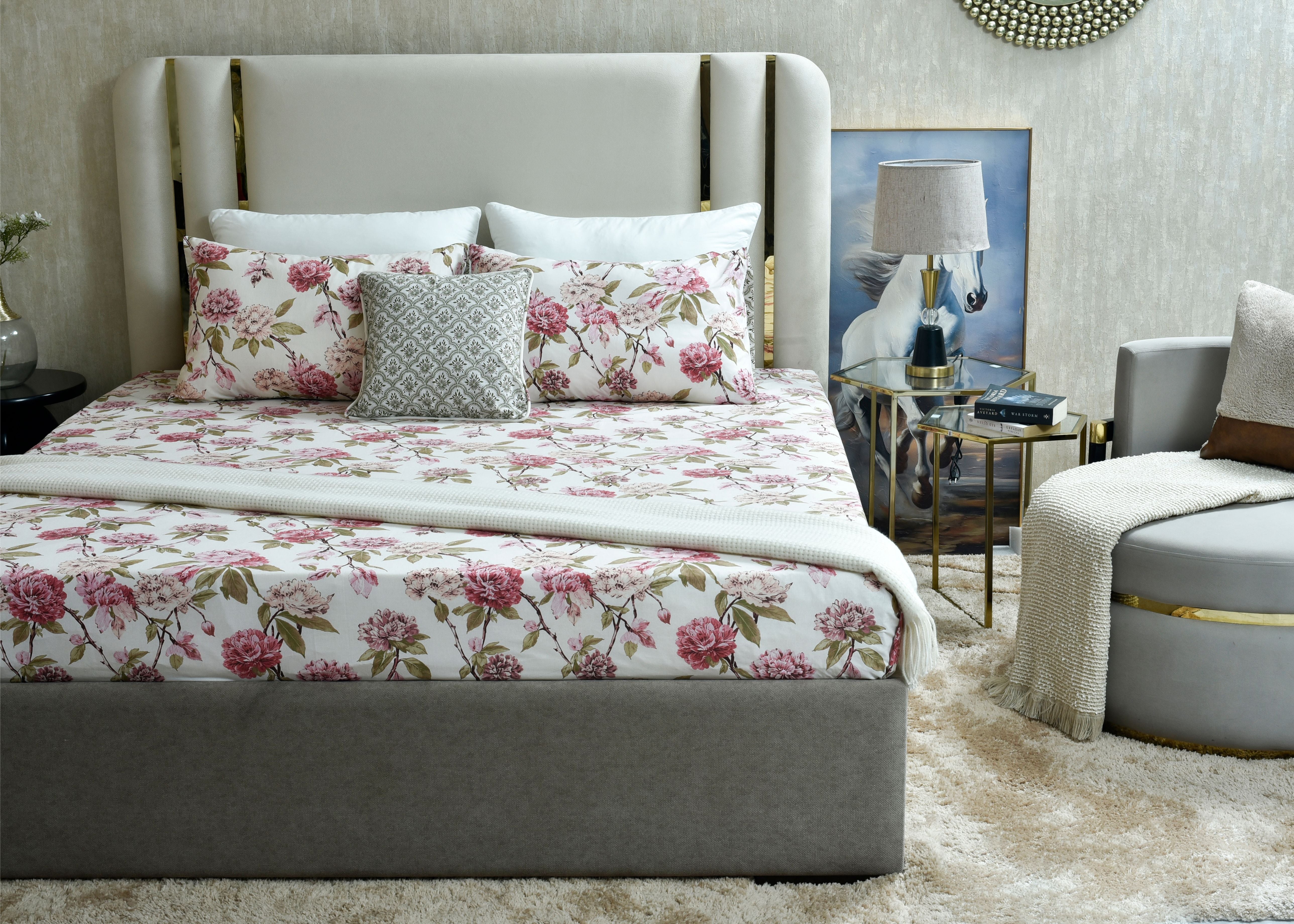Bed Sheet Main Version Flamingo | ChenOne Home Textile