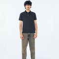 POLO SHIRT PIQUE JACQUARD NAVY - GTS-B4336