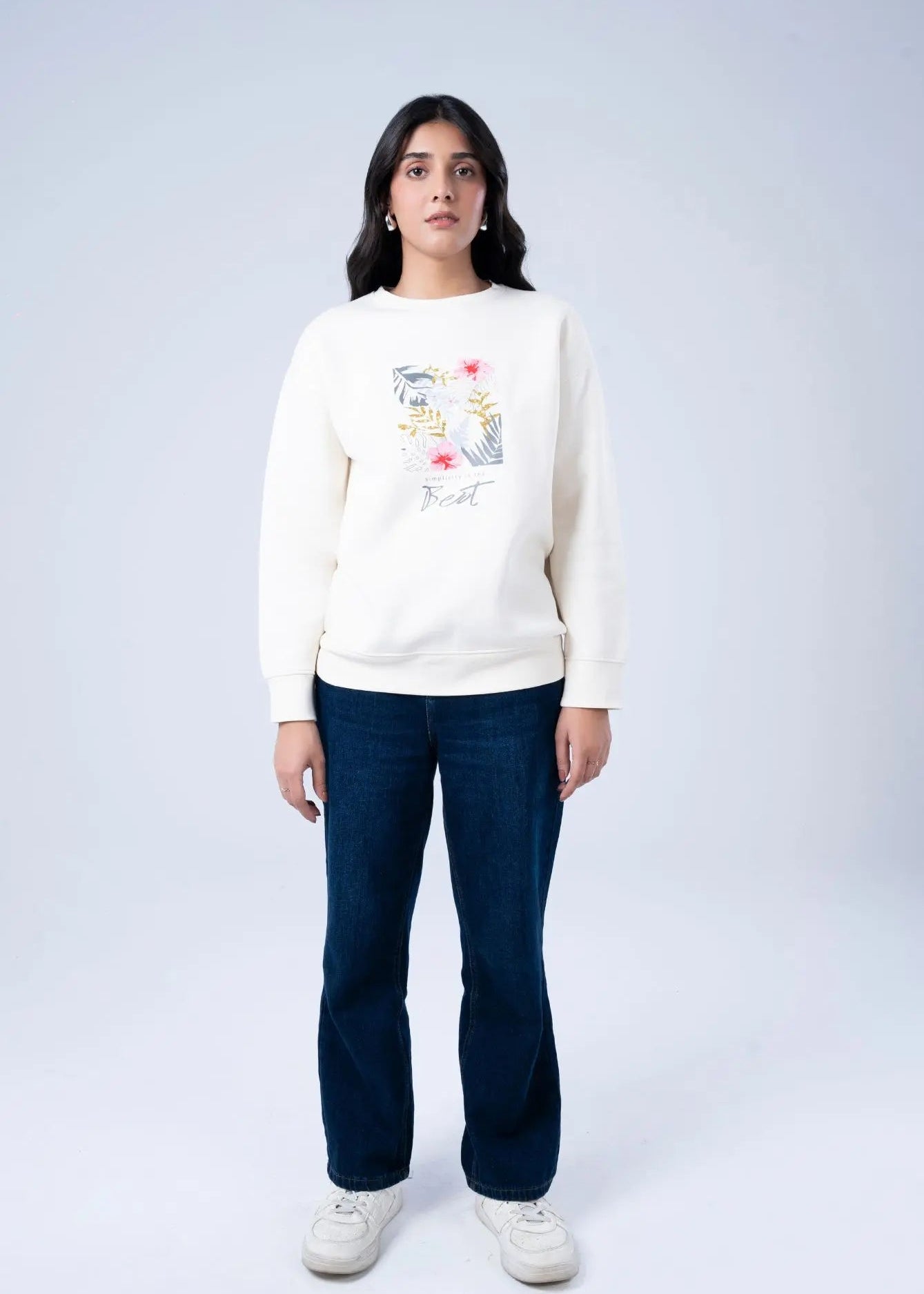 SWEATSHIRT KNITTED STONE - LDS-A1783