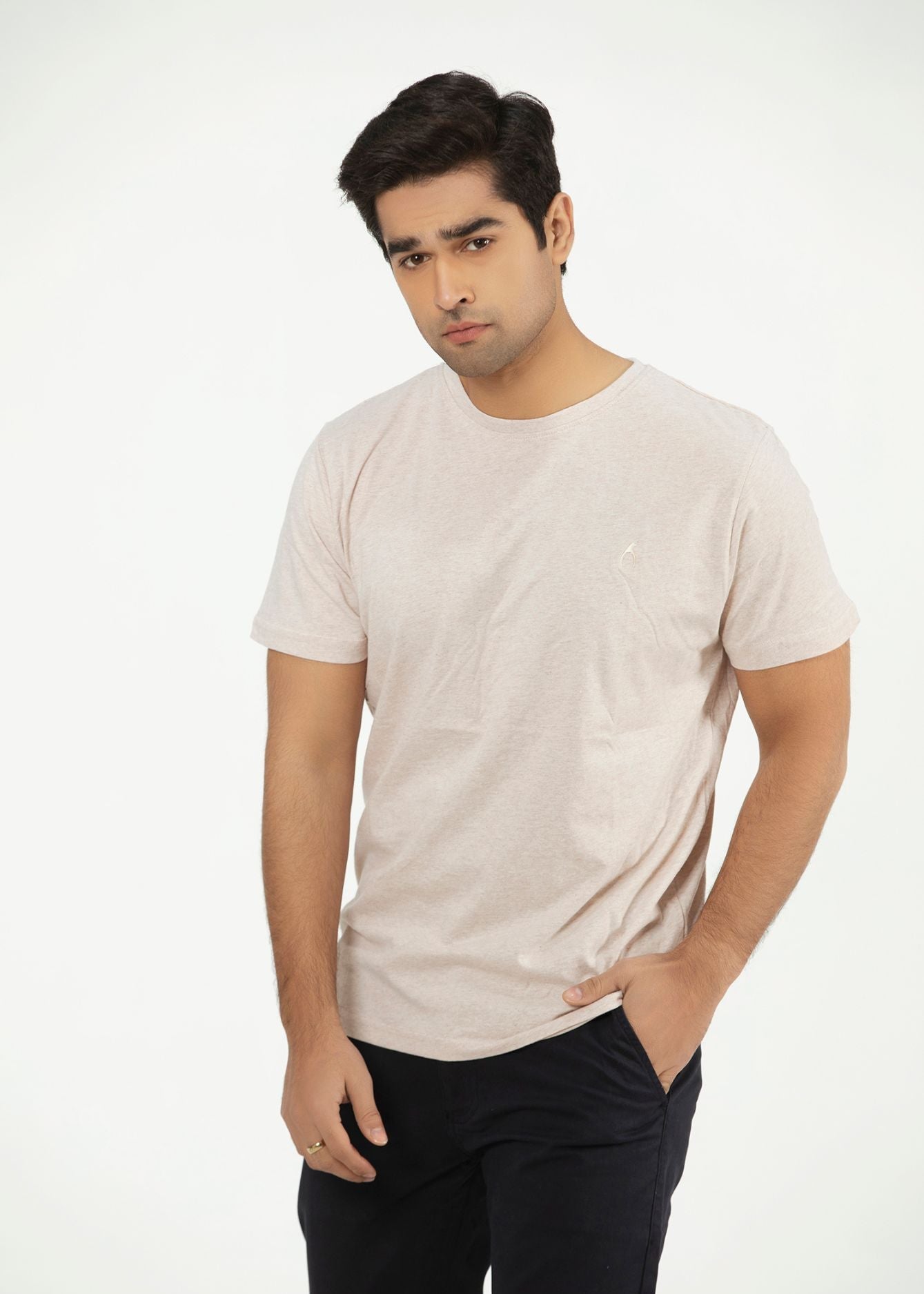 Picture of GTS-B4051-24 T-SHIRT H/SLV HOT MARL - Chenone Official - Online Shopping