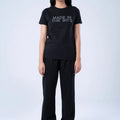 KNITTED TOP BLACK - LDS-A1793