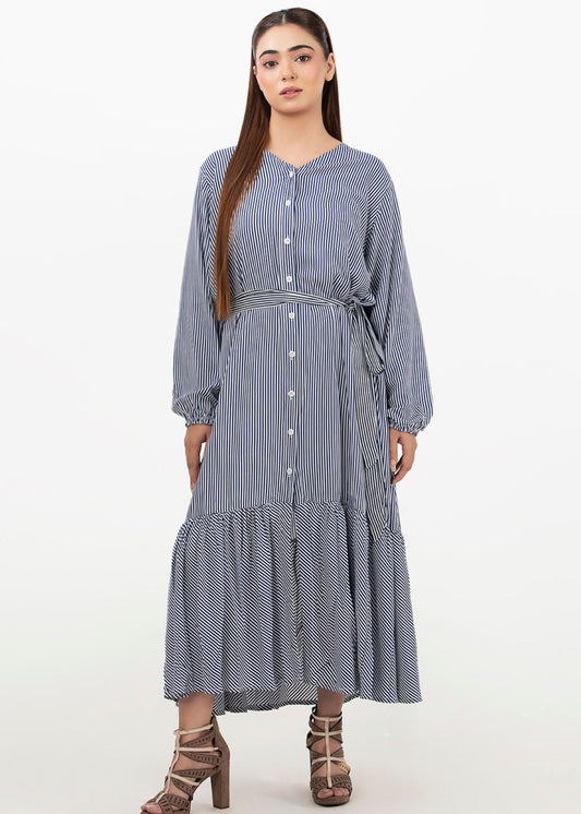 Picture of LDS-7005 BLUE STRIPES SHIRT - Chenone Official - Online Shopping