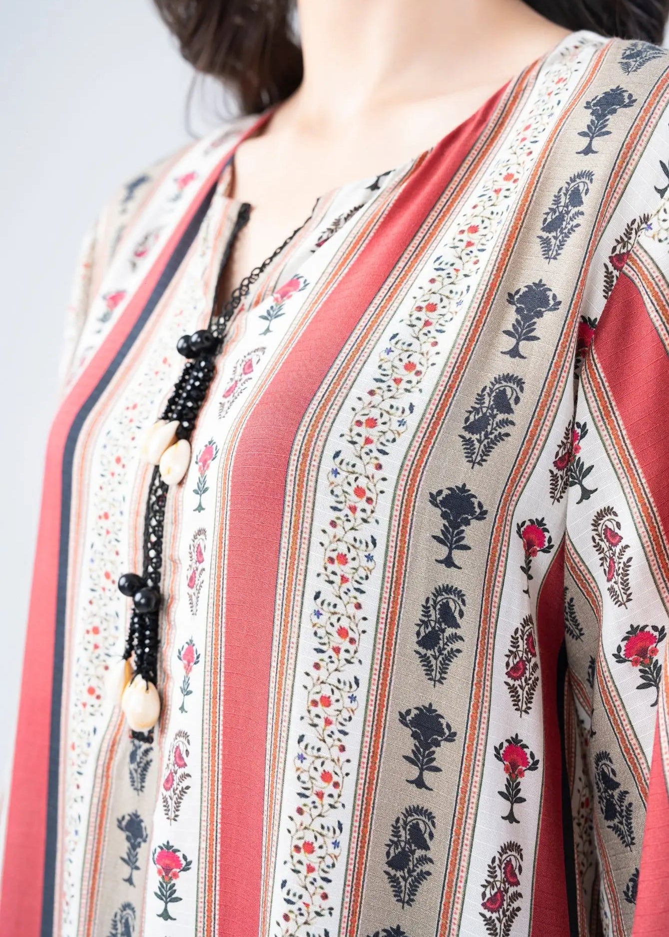 KAFTAN SHIRT MULTI PRINTED - LDS-7113