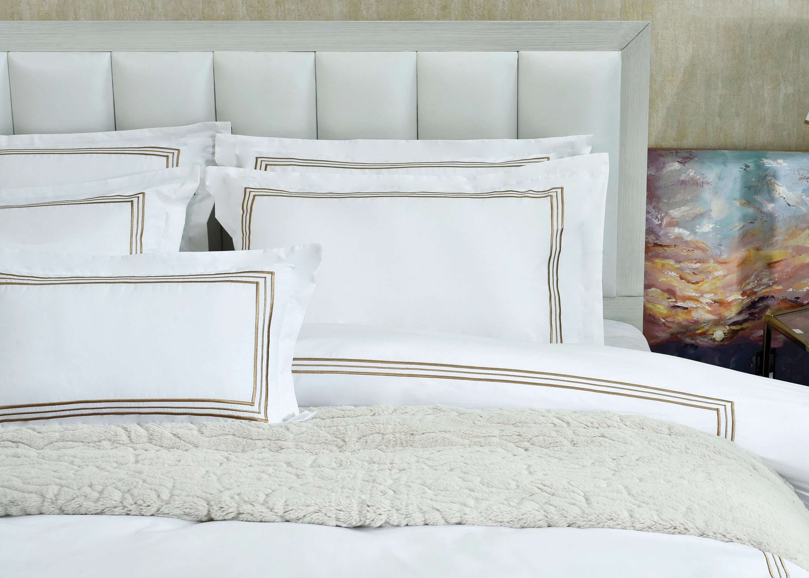 7 Pcs Duvet Cover Set Amber (WP-Sl) | ChenOne Home Textile
