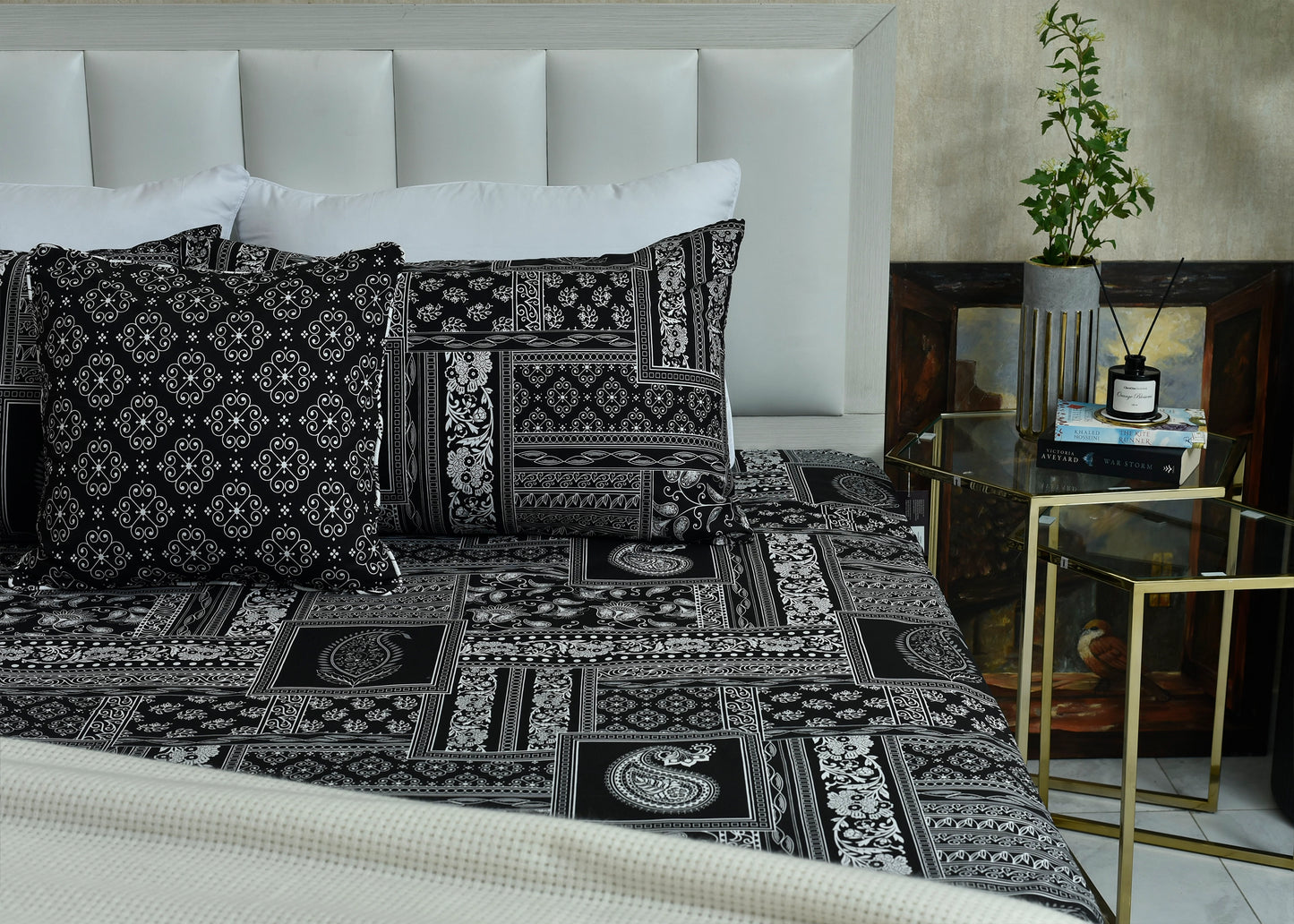 PILLOW COVERS BLOCK PRINT-26-SL