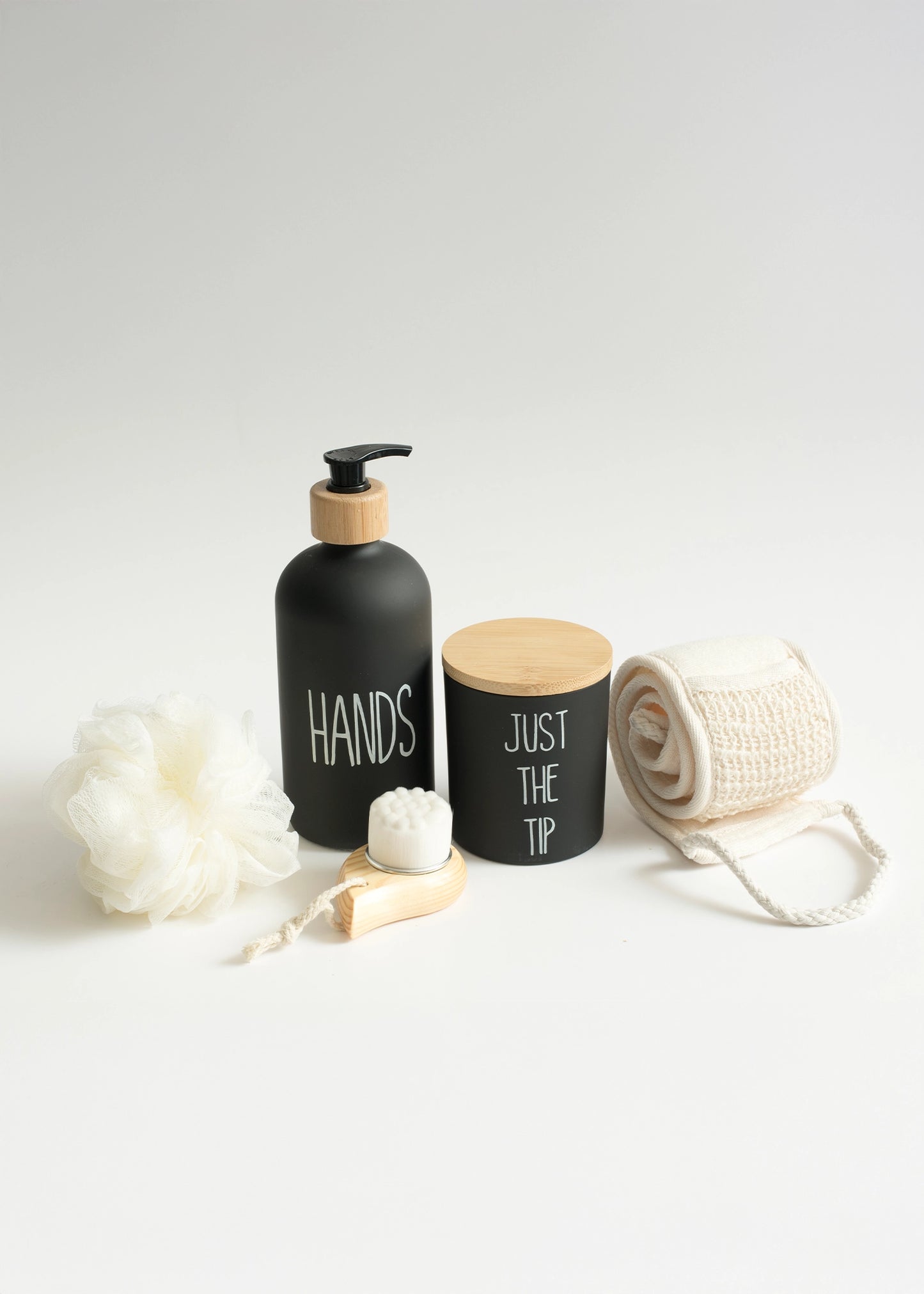 5 PCS BATH SET BLACK - SKYST-005