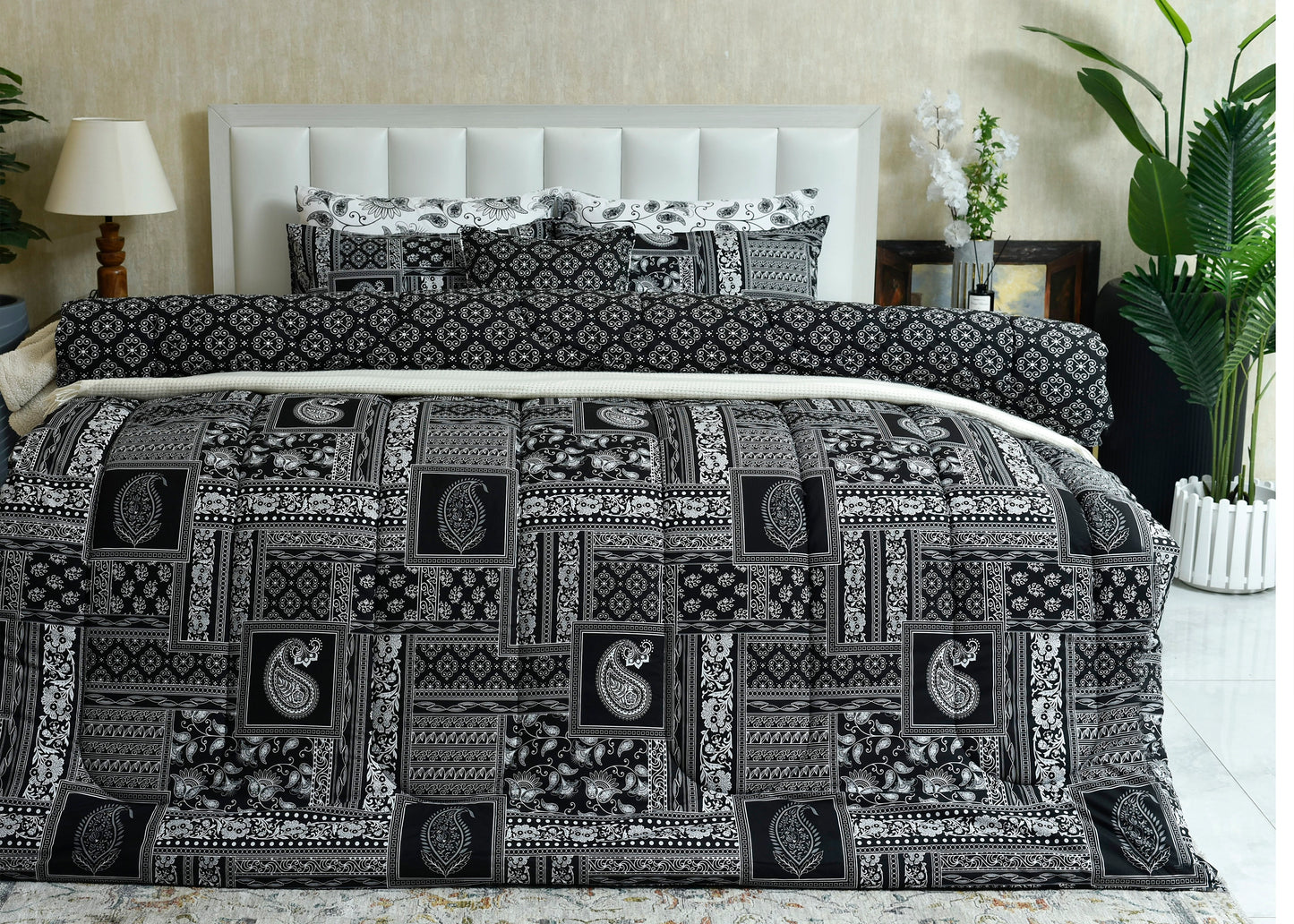 6 PCS COMFORTER BLOCK PRINT-26-SL