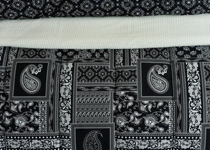 6 PCS COMFORTER BLOCK PRINT-26-SL