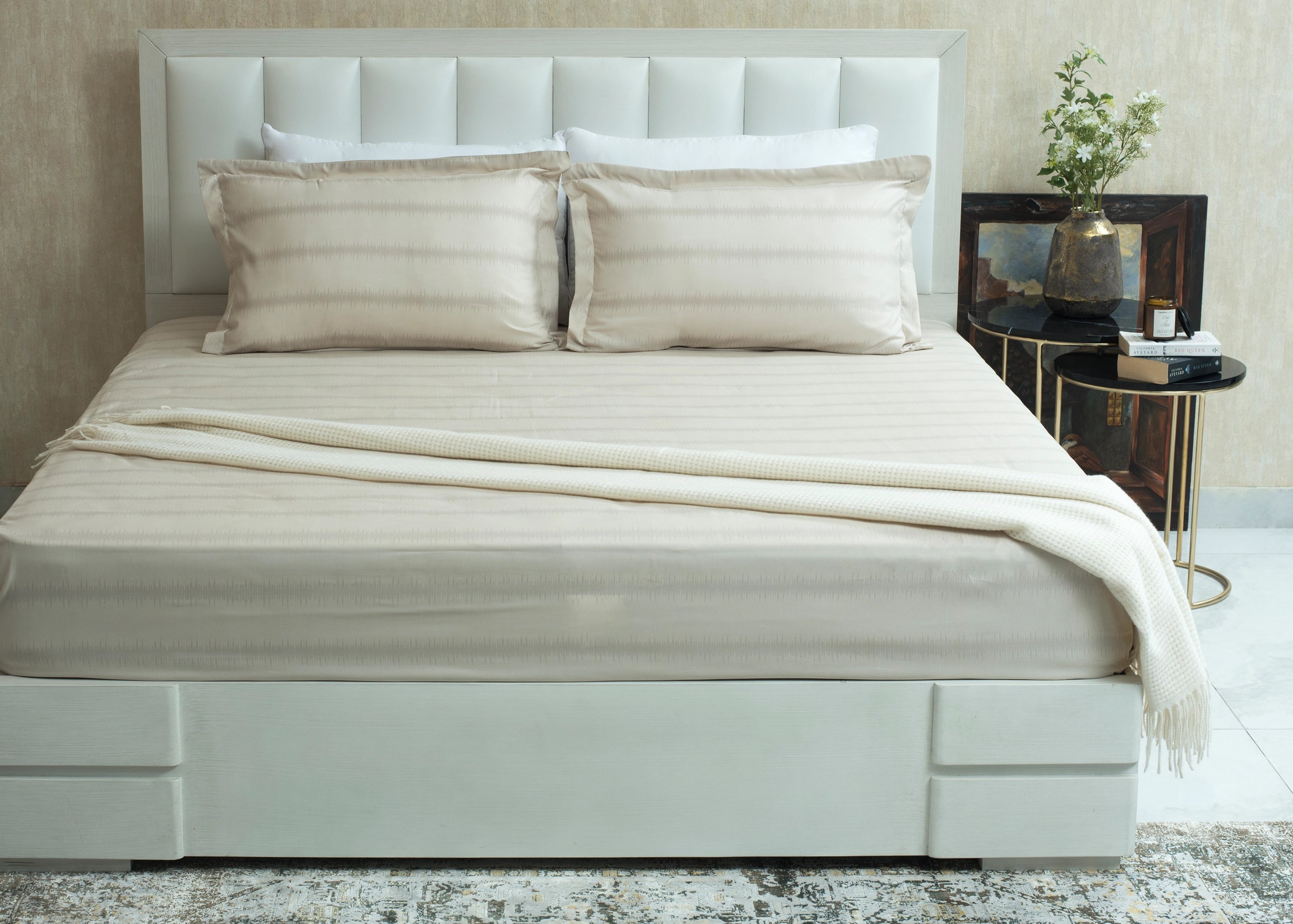 Bed Sheet Single Sheet Version Blue Garden | ChenOne