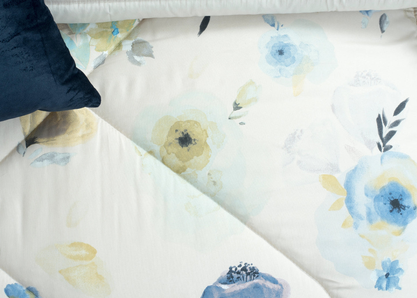 6 PCS COMFORTER SET BLUE GARDEN-26N