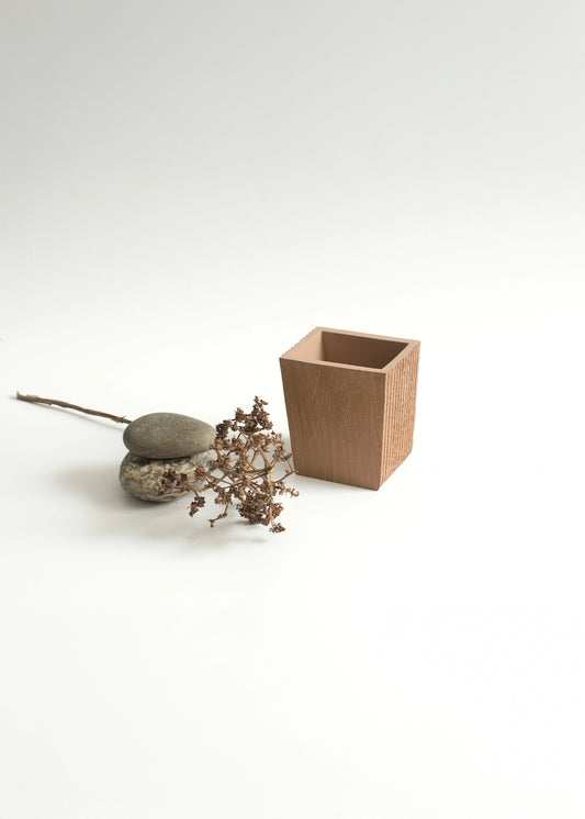 BRUSH HOLDER BROWN - SKYTU-013