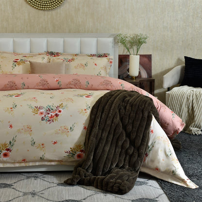 6 PCS COMFORTER SET QUEEN BUTTERNUT-25