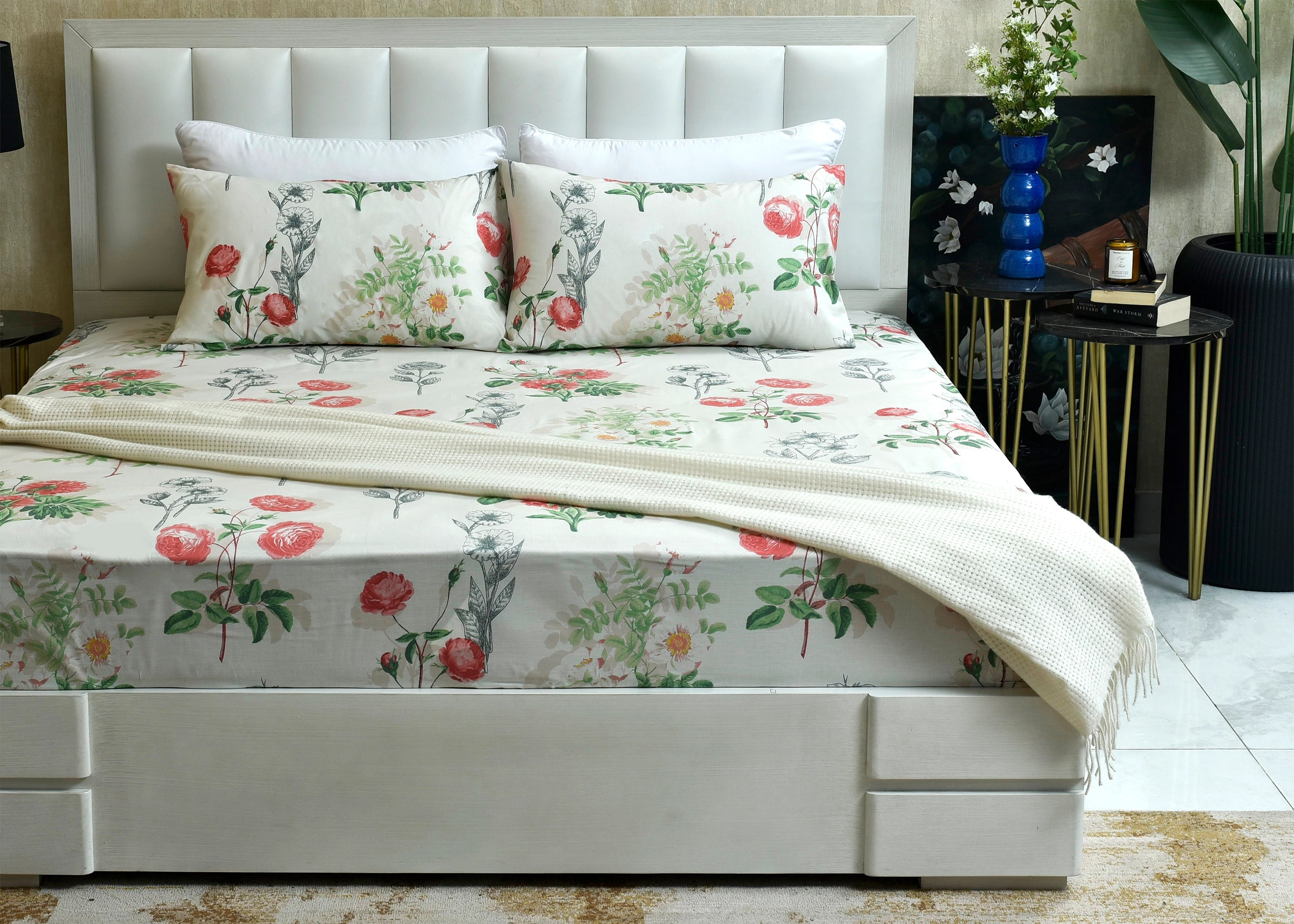 Bed Sheet Main Version Roses | ChenOne Home Textile