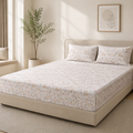 Cotton Bed Sheet Set King D26 | ChenOne Home Textile