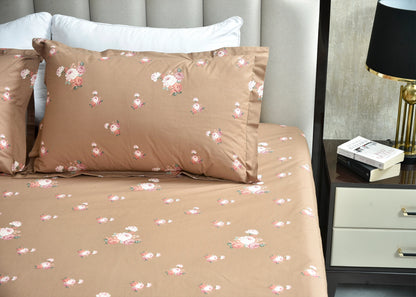 BED SHEET SET COFFEE-26-SL