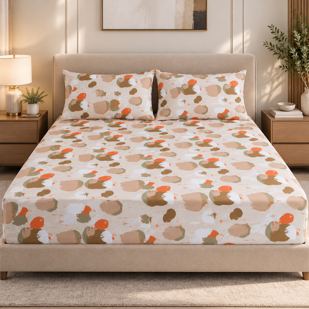 Home Cotton Bed Sheet D13