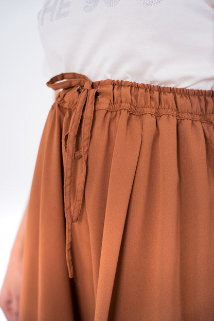 PULL ON TROUSER BROWN LT-1132
