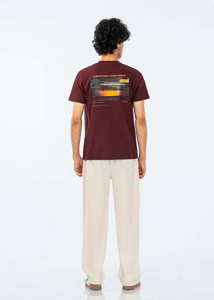 T-SHIRT MAROON - GTS-B4348