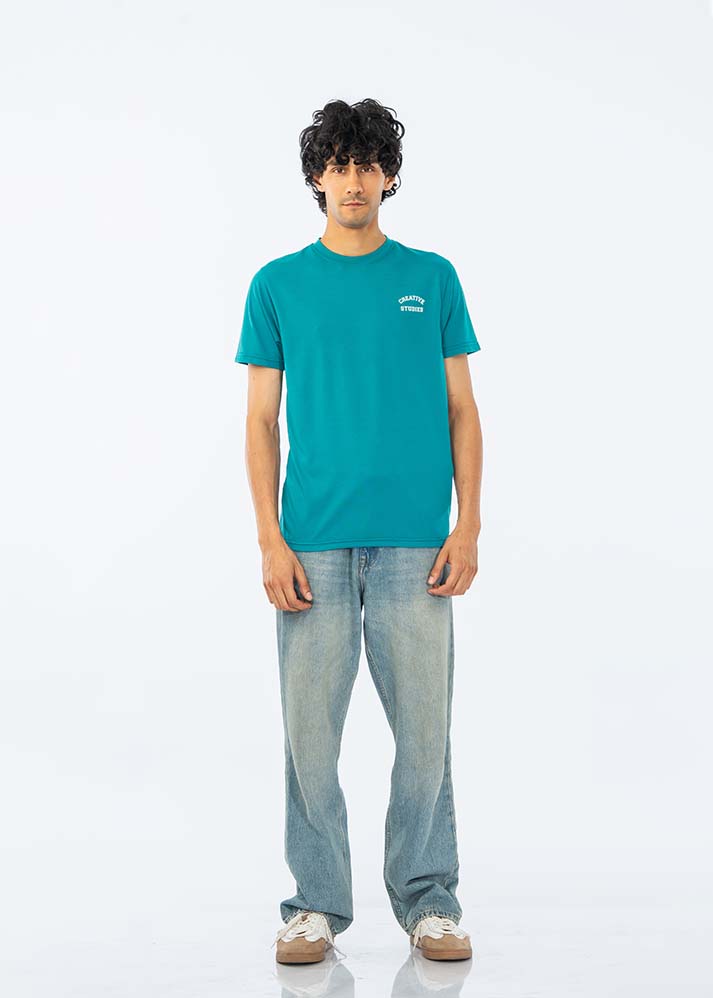 T-SHIRT TURQUOISE - GTS-B4345