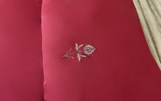 8 PCS COMFORTER SET KING PINK FOLD