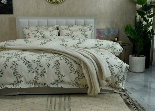 QUILT COVER LEAVES-25N