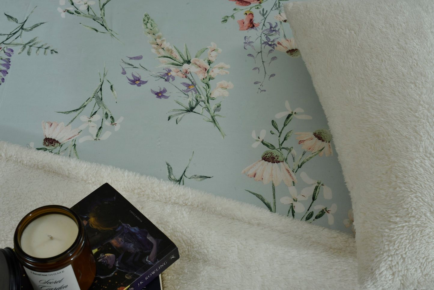 BED SHEET MAIN VERSION ICE BLUE-25N