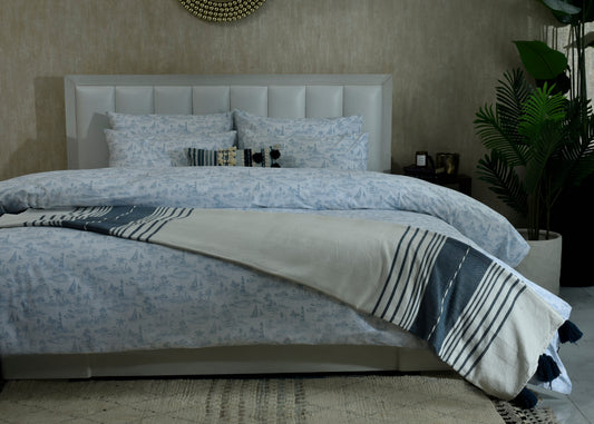 6 PCS DUVET COVER SET NUTICA (WP)