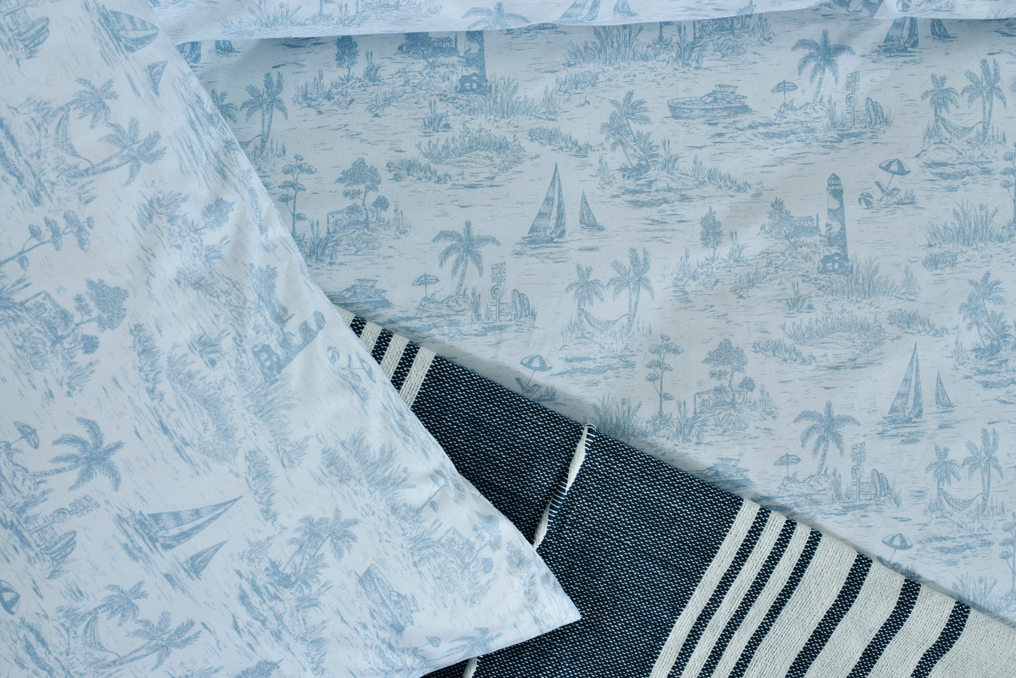 6 PCS DUVET COVER SET NUTICA (WP)