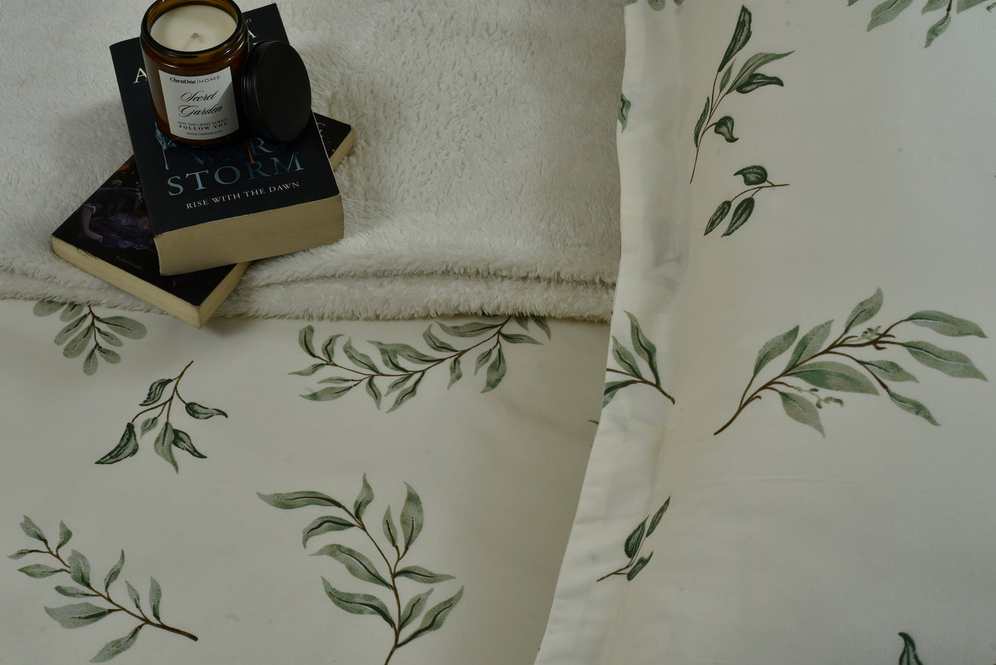 BED SHEET SHEET VERSION LEAVES-25N
