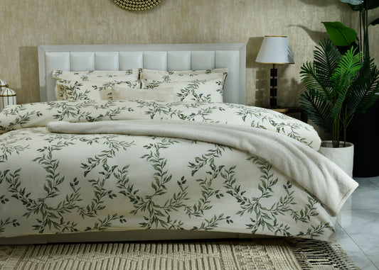 6 PCS COMFORTER SET LEAVES-25N