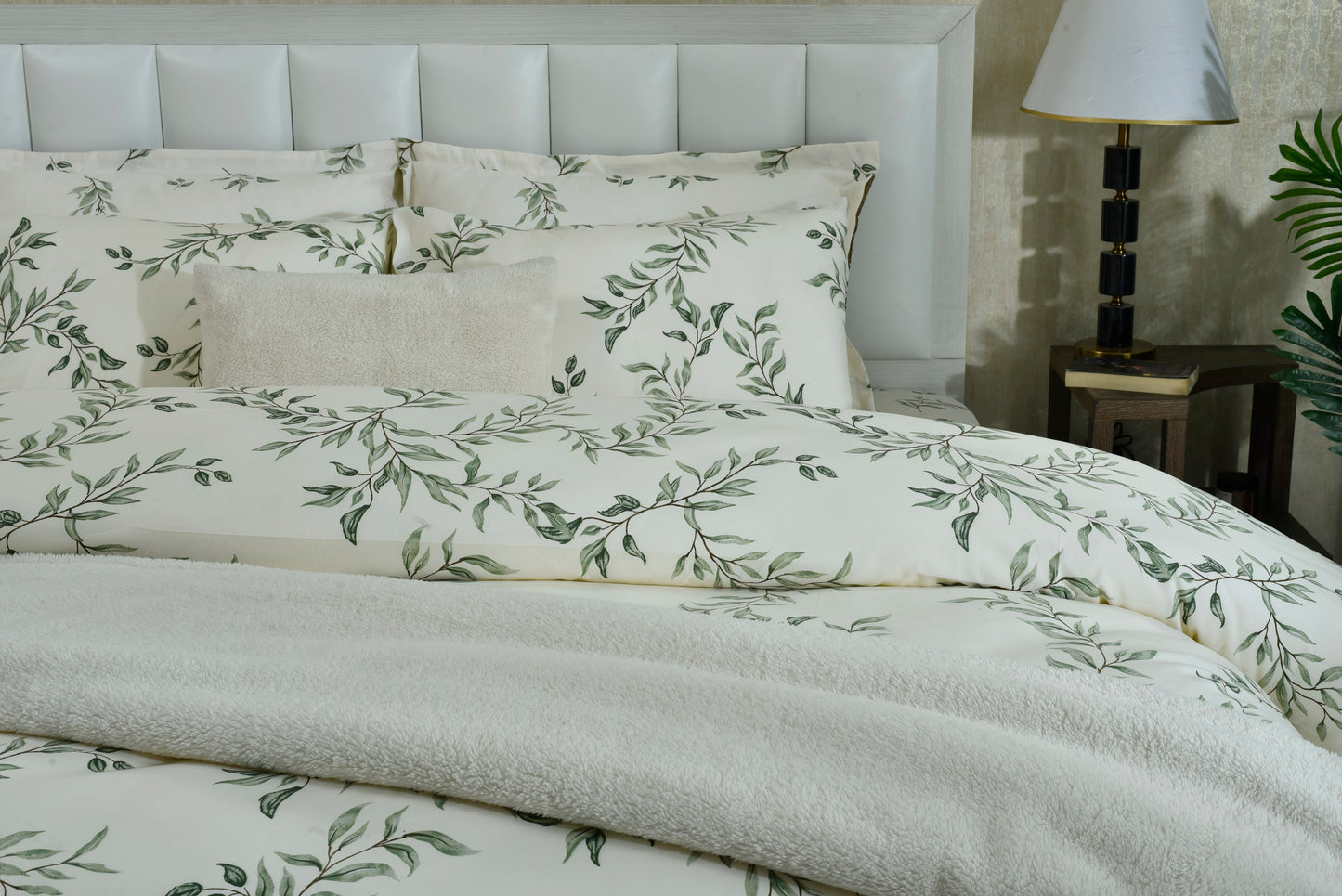 6 PCS COMFORTER SET LEAVES-25N