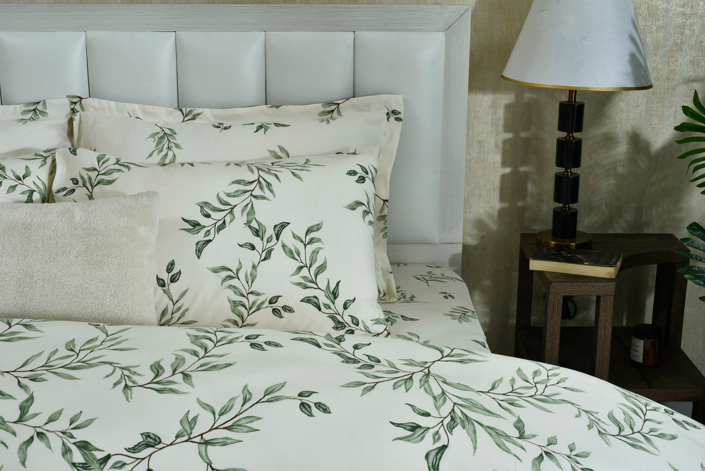 6 PCS COMFORTER SET LEAVES-25N