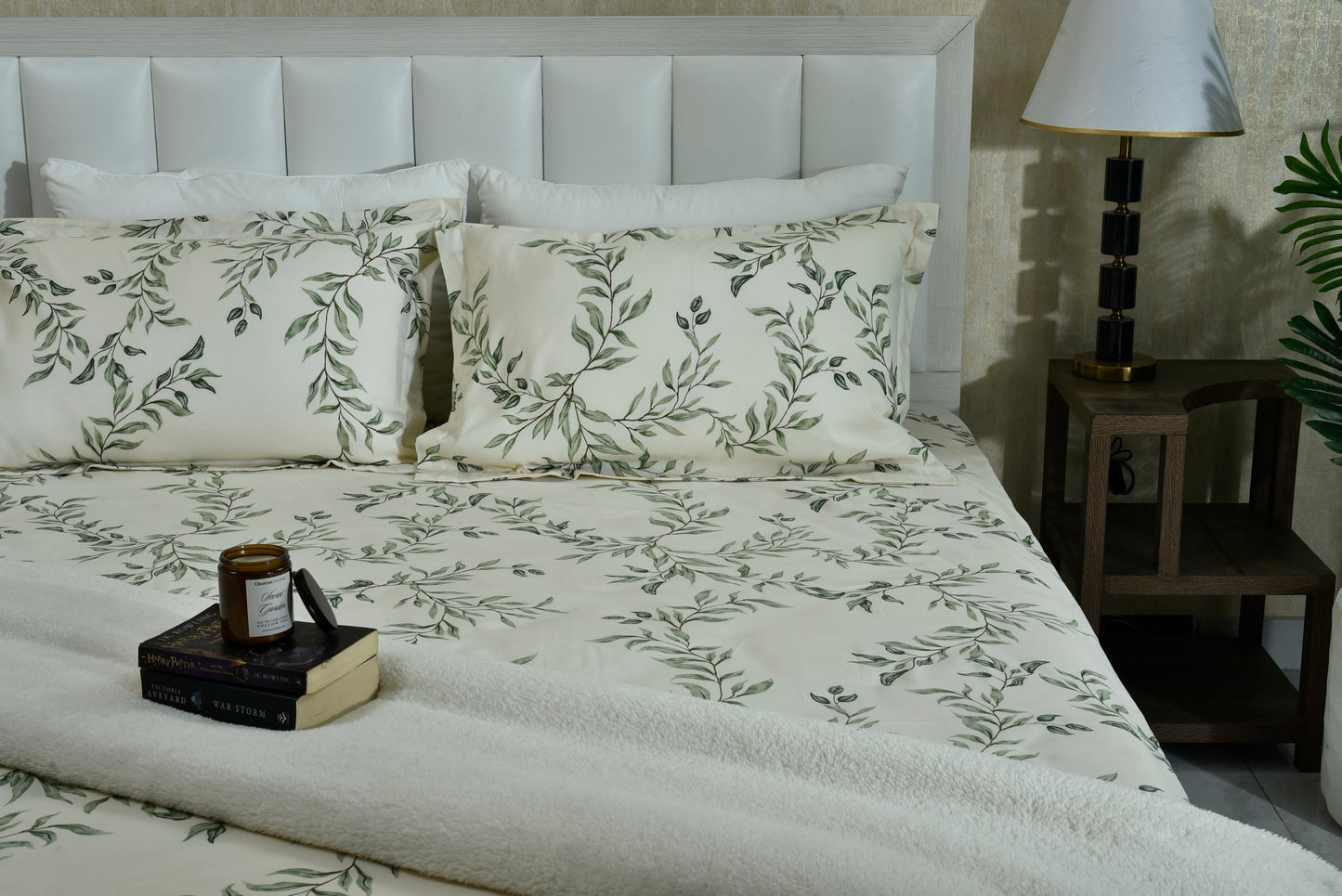 BED SHEET MAIN VERSION LEAVES-25N