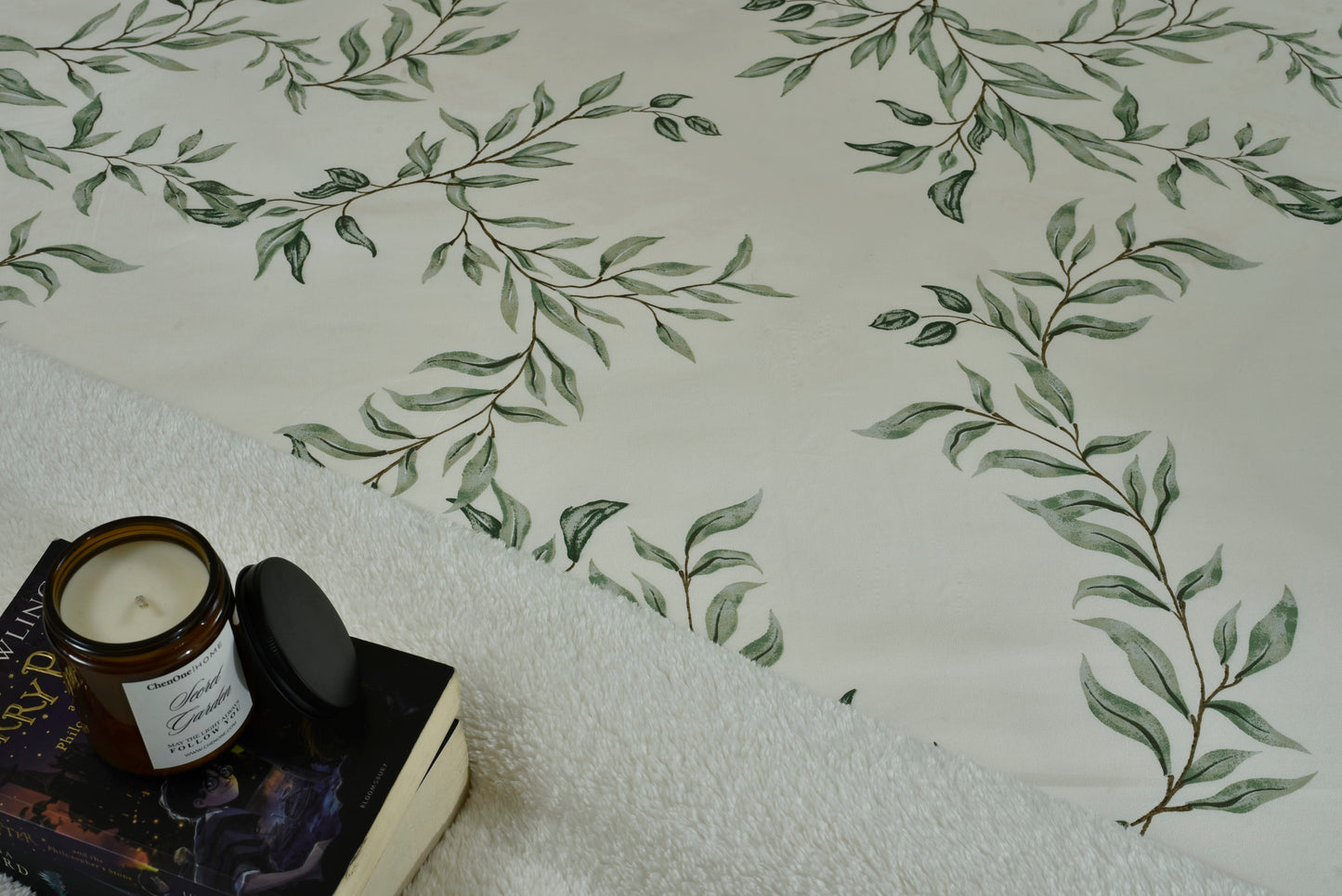 BED SHEET MAIN VERSION LEAVES-25N