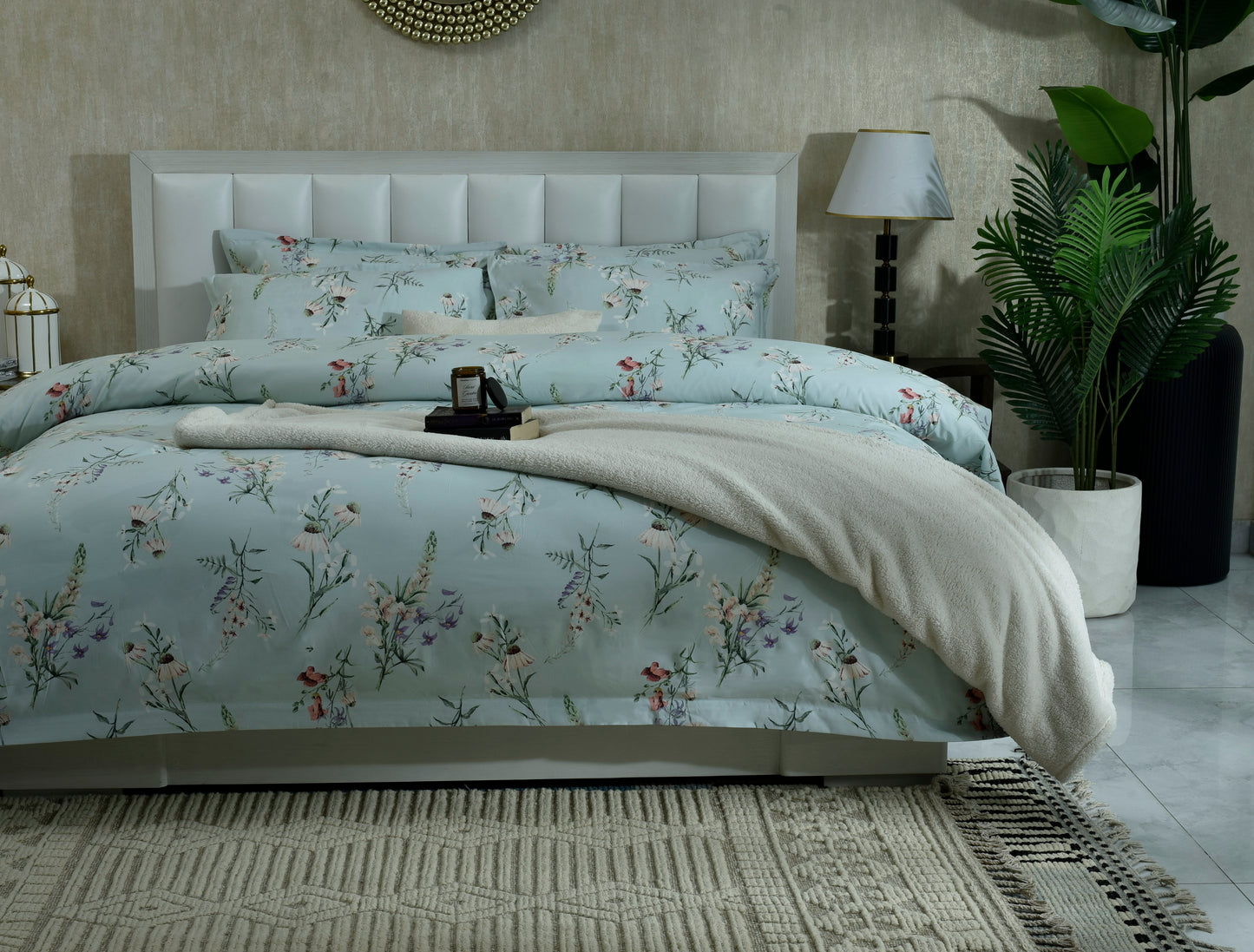 QUILT COVER ICE BLUE-25N