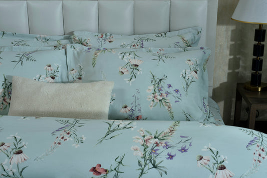 PILLOW COVER 19X29 ICE BLUE-25N