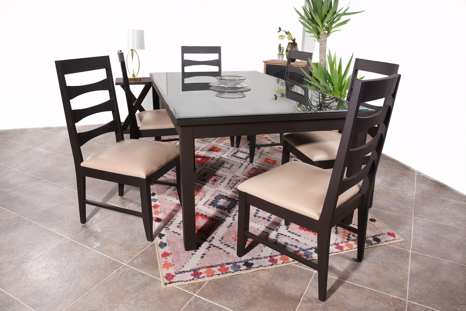 Picture of GRANDE 6 CHAIR DINNING TABLE SET - Chenone Official - Online Shopping