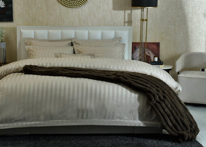 7 PCS DUVET COVER SET BIEGE DREAMY-25WP