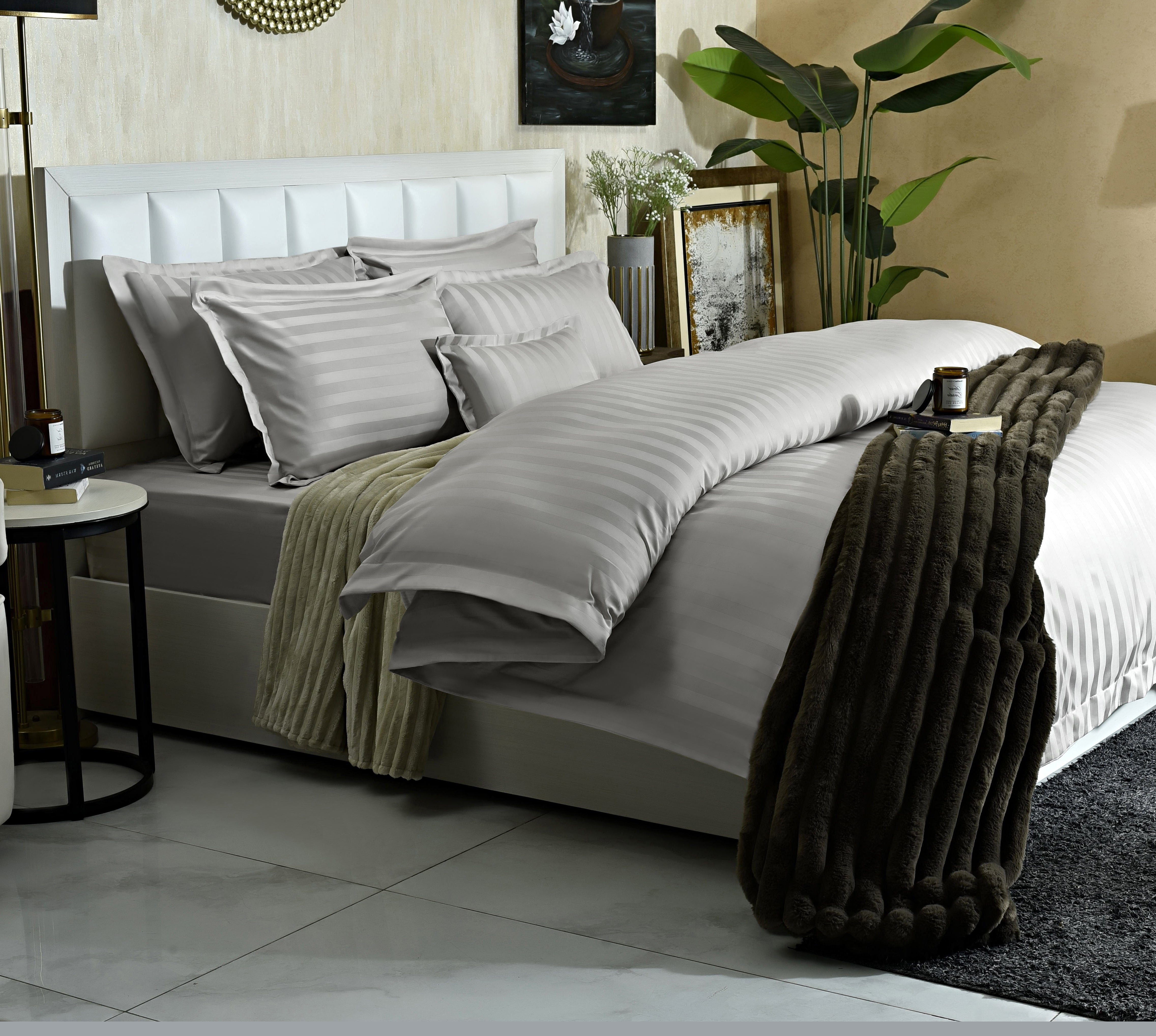 7 Pcs Duvet Cover Set Grey Dreamy | ChenOne Home Textile