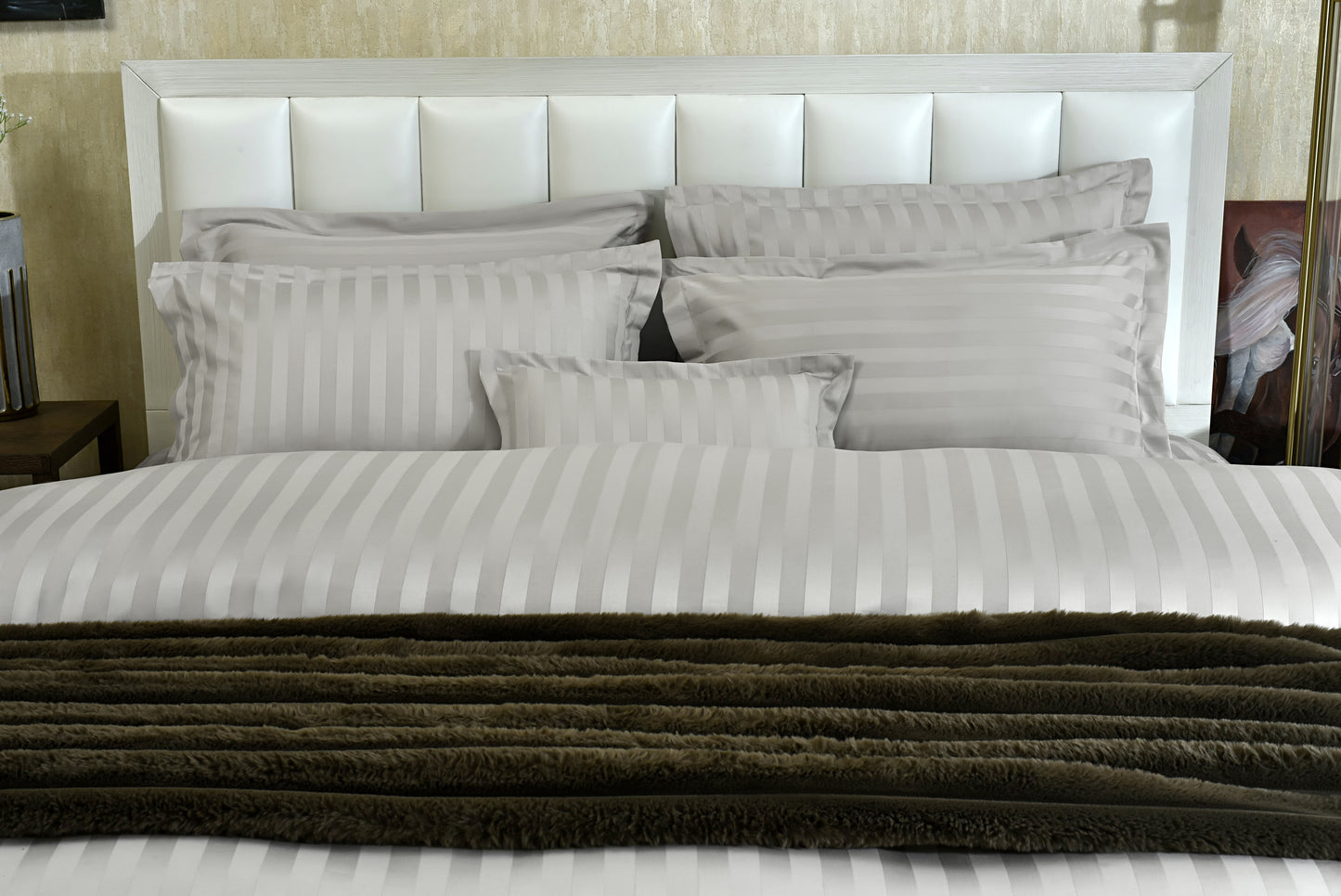 7 PCS DUVET COVER SET GREY DREAMY-25WP