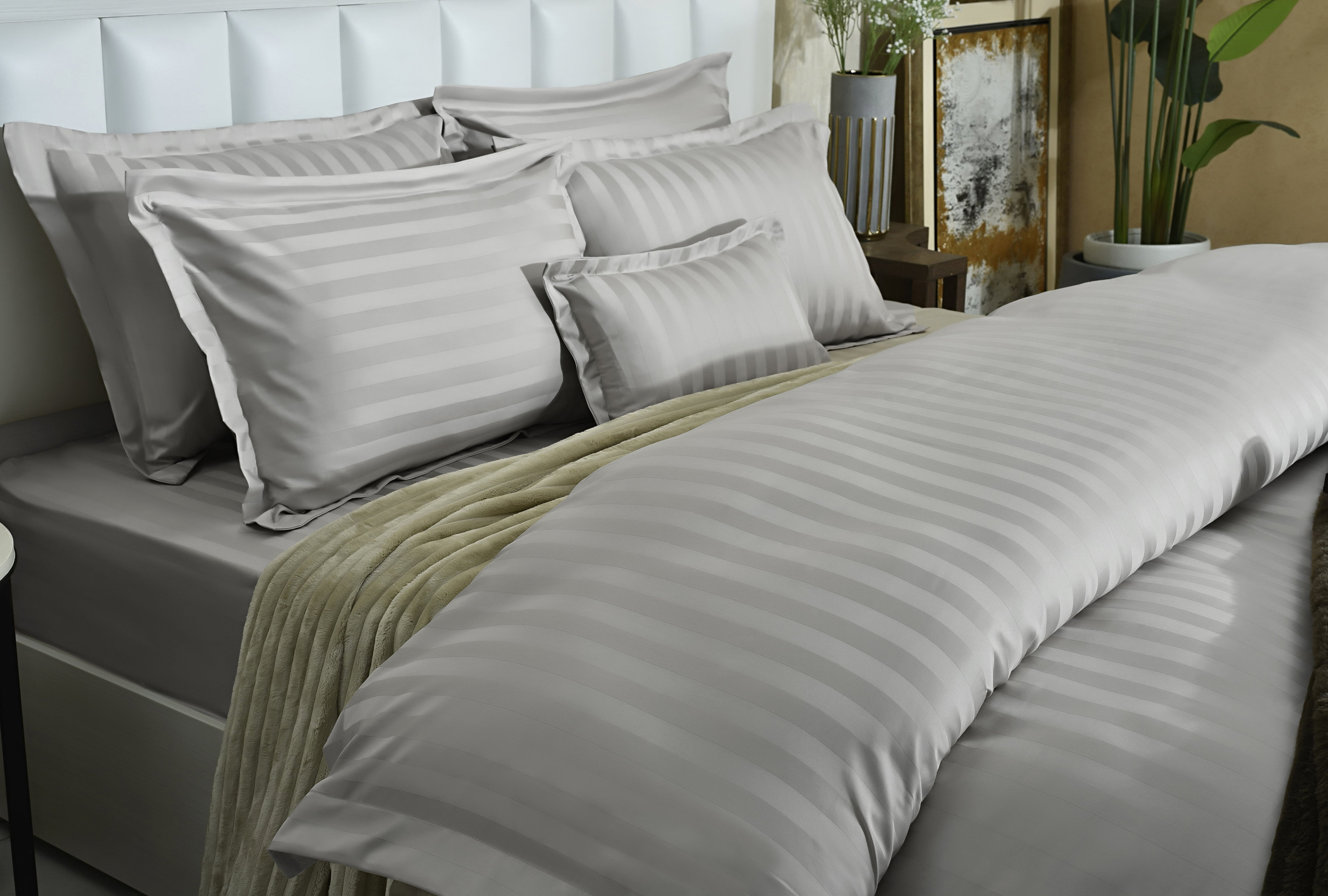 7 Pcs Duvet Cover Set Grey Dreamy | ChenOne Home Textile