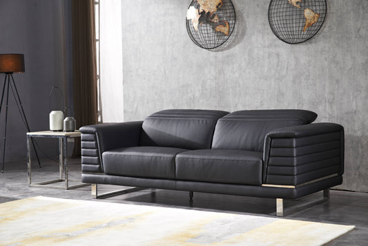 BLACK FOSHAN SOFA HERA 1S+2S+3S AG03 - FM356