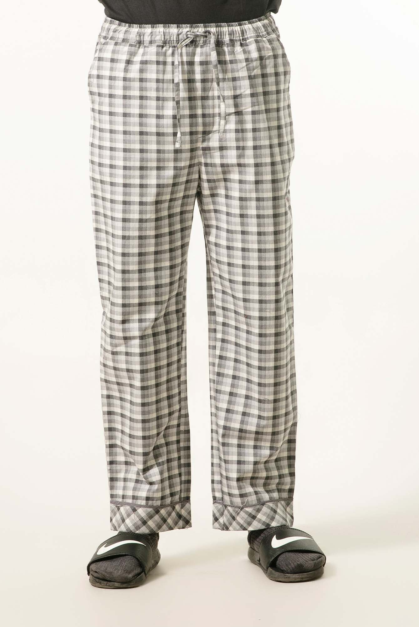 GTS-6340 PULL ON TROUSER GREY CHECK